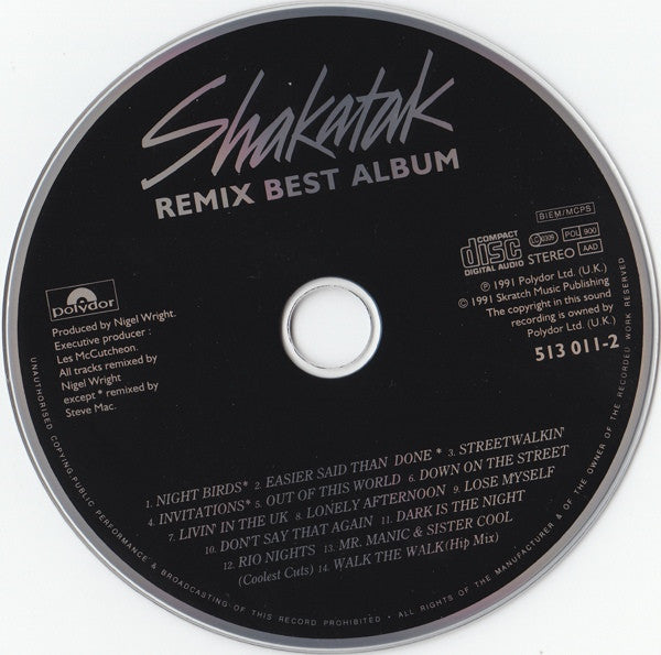 Shakatak : Remix Best Album (CD, Comp)