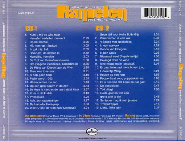 Hamelen : Kunt U Mij De Weg Naar Hamelen Vertellen Meneer ? (2xCD, Comp)