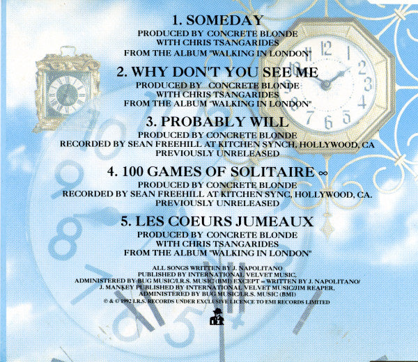 Concrete Blonde : Someday (CD, Maxi)