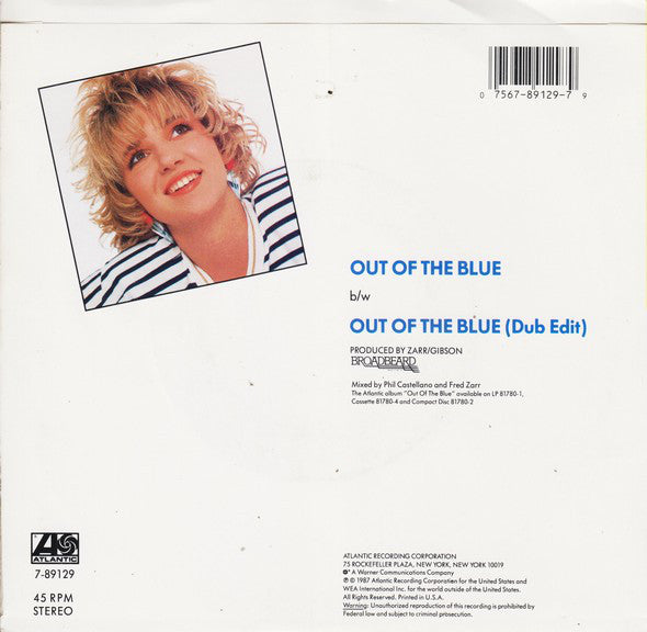 Debbie Gibson : Out Of The Blue (7", Spe)