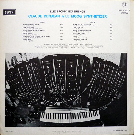 Claude Denjean : Electronic Experience (LP, Album, RE, RP)