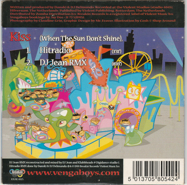 Vengaboys : Kiss (When The Sun Don't Shine) (CD, Single, Car)