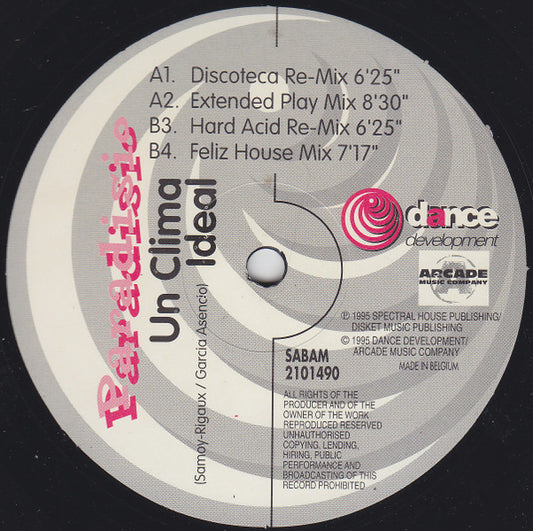 Paradisio : Un Clima Ideal (12")