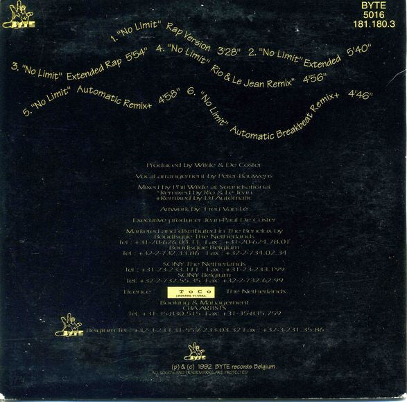 2 Unlimited : No Limit (CD, Maxi)