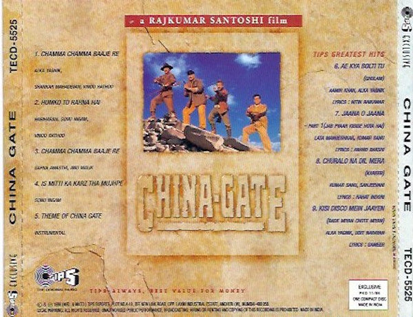 Anu Malik, Sameer : China-Gate (CD, Album)