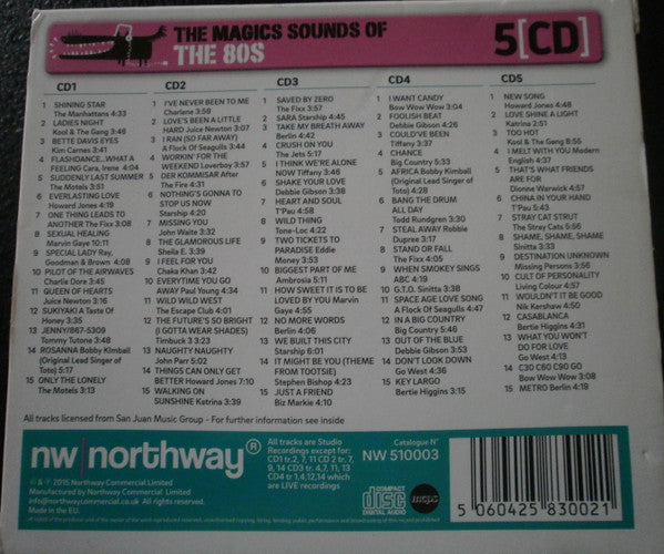 Various : The Magic Sounds Of The 80s (5xCD, Comp + Box)