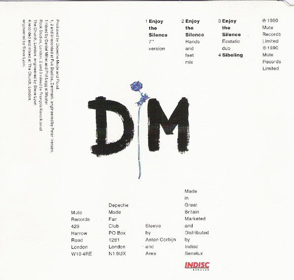 Depeche Mode : Enjoy The Silence (CD, Single)