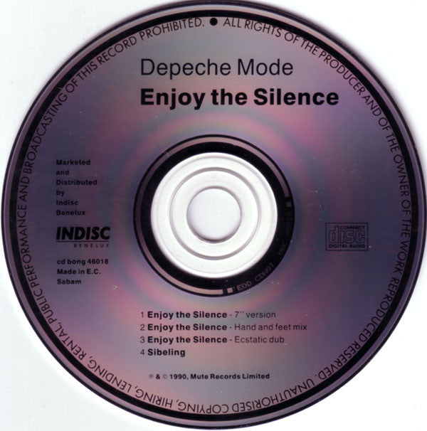 Depeche Mode : Enjoy The Silence (CD, Single)