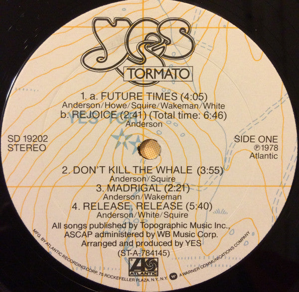 Yes : Tormato (LP, Album, Mon)