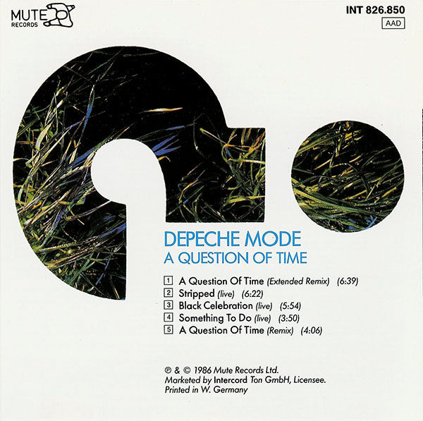 Depeche Mode : A Question Of Time (CD, Single, RE)