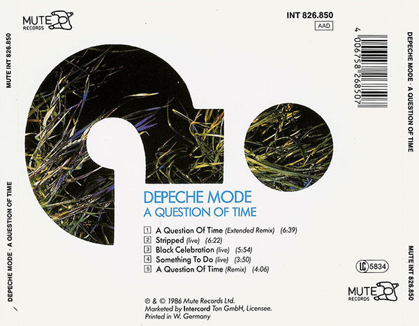 Depeche Mode : A Question Of Time (CD, Single, RE)