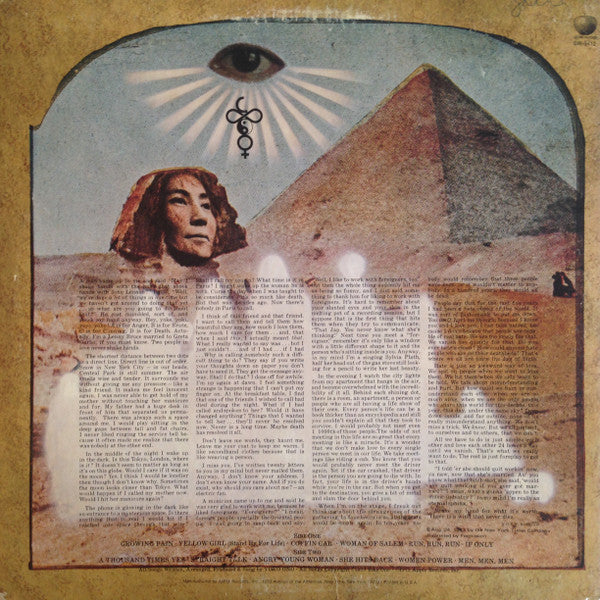 Yoko Ono / The Plastic Ono Band & Something Different : Feeling The Space (LP, Album, Jac)