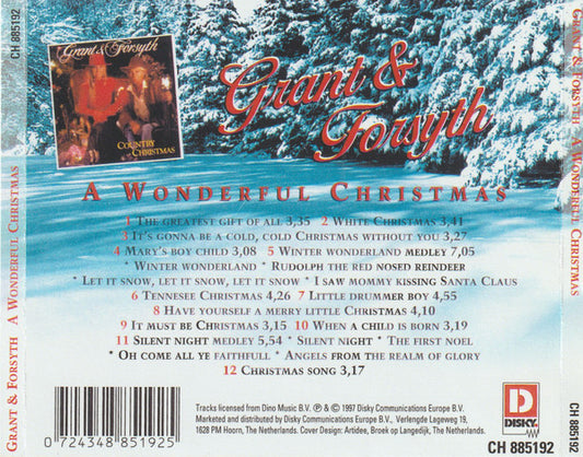 Grant & Forsyth : A Wonderful Christmas (CD, Album)