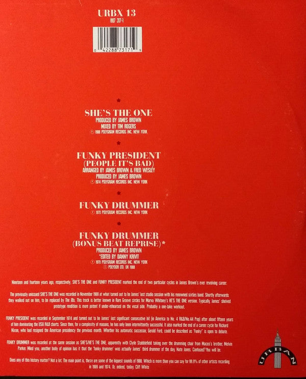 James Brown : She's The One  (12", Single)