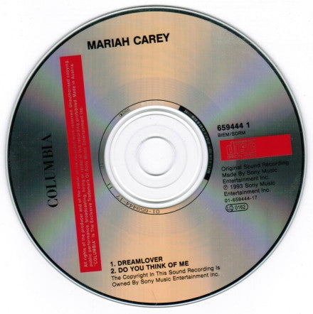 Mariah Carey : Dreamlover (CD, Single, Car)