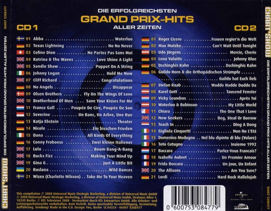 Various : Die Ultimative Chart Show - Die Erfolgreichsten Grand Prix-Hits Aller Zeiten (2xCD, Comp)