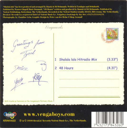 Vengaboys : Shalala Lala (CD, Single)