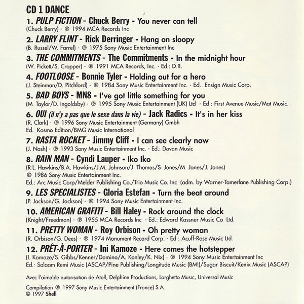 Various : Dance Movies (2xCD, Comp)