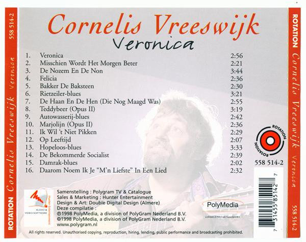 Cornelis Vreeswijk : Veronica (CD, Comp, RE)