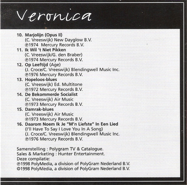 Cornelis Vreeswijk : Veronica (CD, Comp, RE)