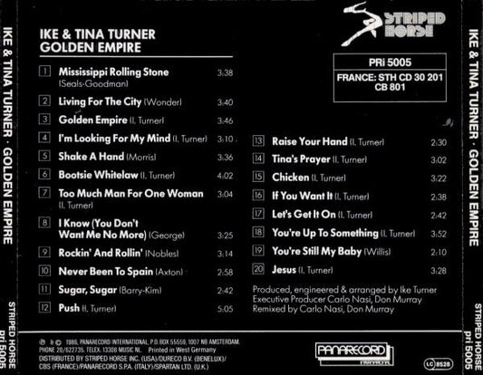 Ike & Tina Turner : Golden Empire (CD, Comp)