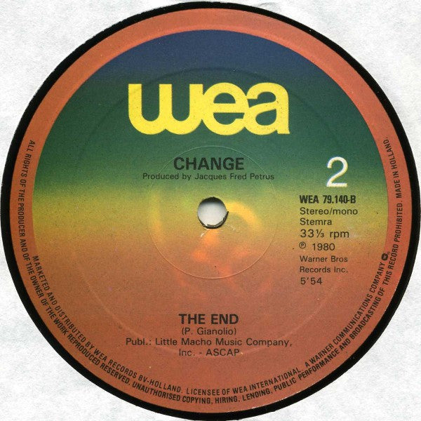 Change : A Lover's Holiday (Long Version) (12", Maxi)