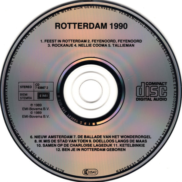 Lee Towers, Gerard Cox, Joke Bruijs : Rotterdam 1990 (CD, Album)