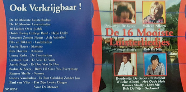 Various : De 16 Mooiste Luisterliedjes (CD, Comp)
