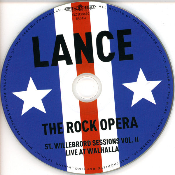 Various : Lance The Rock Opera (De Sint Willebrord Sessies Vol. II, Live At Walhalla) (CD, Album)