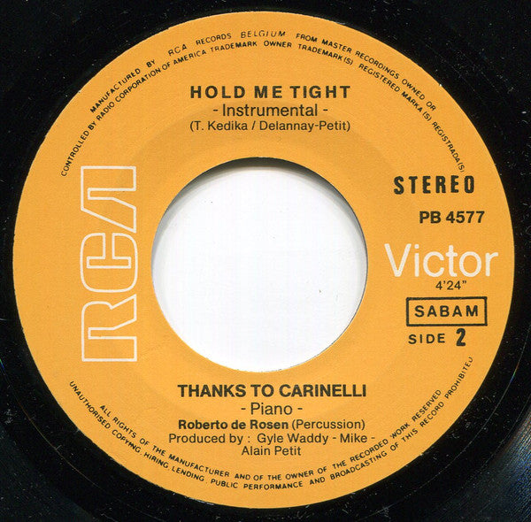 J.M.T. Band : Hold Me Tight (7")