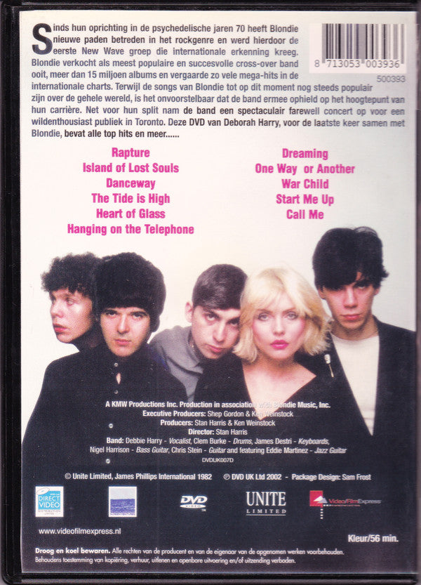 Blondie : Live! (DVD-V, RE, PAL)