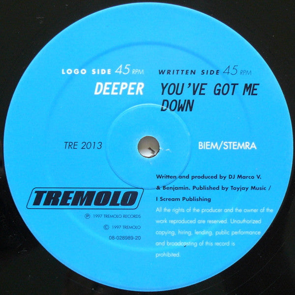 8th Wonder Feat. Marco V & Benjamin : Deeper (12")