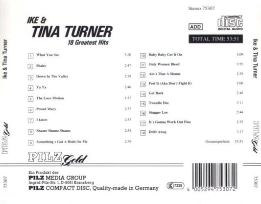 Ike & Tina Turner : 18 Greatest Hits (CD, Comp)