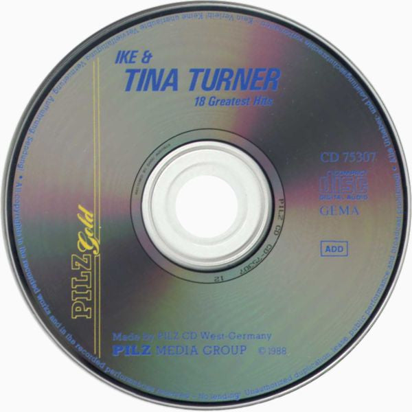 Ike & Tina Turner : 18 Greatest Hits (CD, Comp)