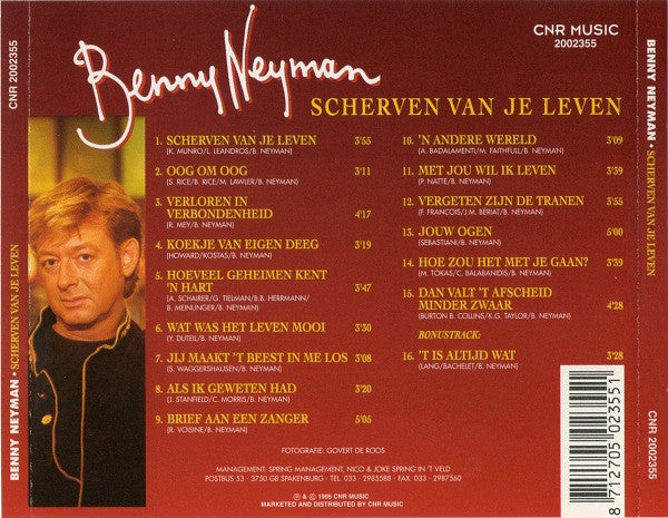 Benny Neyman : Scherven Van Je Leven (CD, Album)