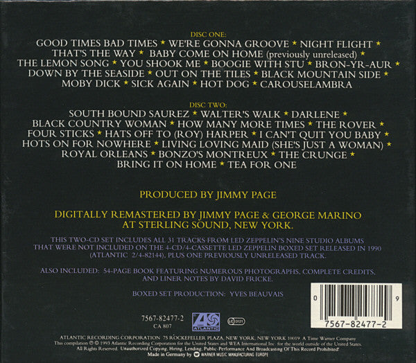 Led Zeppelin : Boxed Set2 (2xCD, Comp, RM + Box)