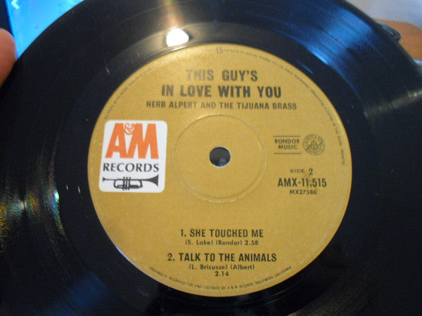 Herb Alpert : This Guy's In Love With You (7", EP, Mono)