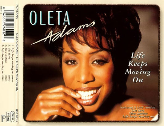 Oleta Adams : Life Keeps Moving On (CD, Single)
