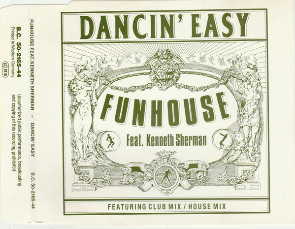 Funhouse Feat. Kenneth Sherman : Dancin' Easy (CD, Maxi)