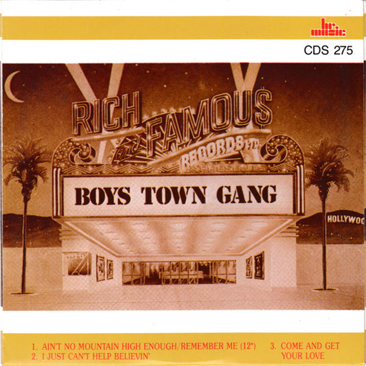Boys Town Gang : Ain't No Mountain High Enough / Remember Me (CD, Single)