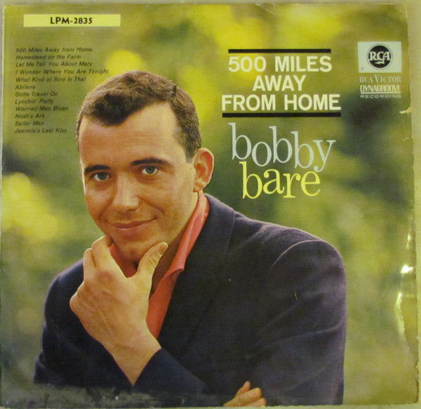 Bobby Bare : 500 Miles Away From Home (LP, Album, Mono)