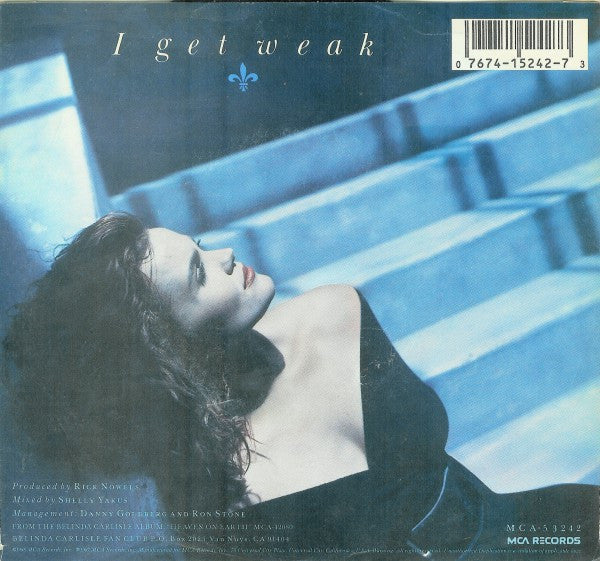 Belinda Carlisle : I Get Weak (7", Single)