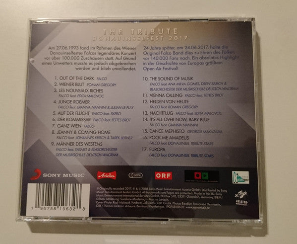 Falco : Coming Home (The Tribute) (Donauinselfest 2017)  (CD, Album)