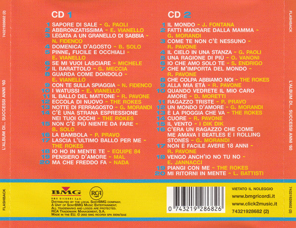 Various : L'Album Di... Successi Anni '60 (2xCD, Comp, RE)