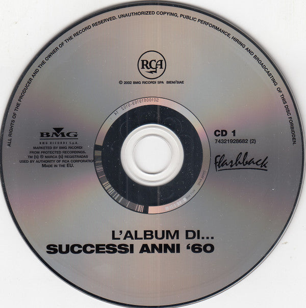 Various : L'Album Di... Successi Anni '60 (2xCD, Comp, RE)