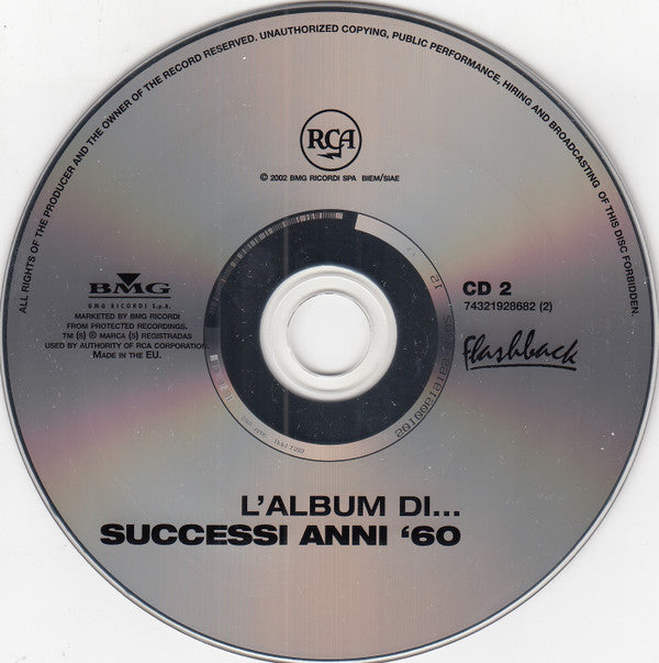 Various : L'Album Di... Successi Anni '60 (2xCD, Comp, RE)