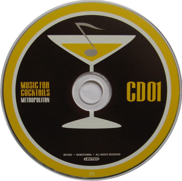 Various : Music For Cocktails - Metropolitan (2xCD, Comp)