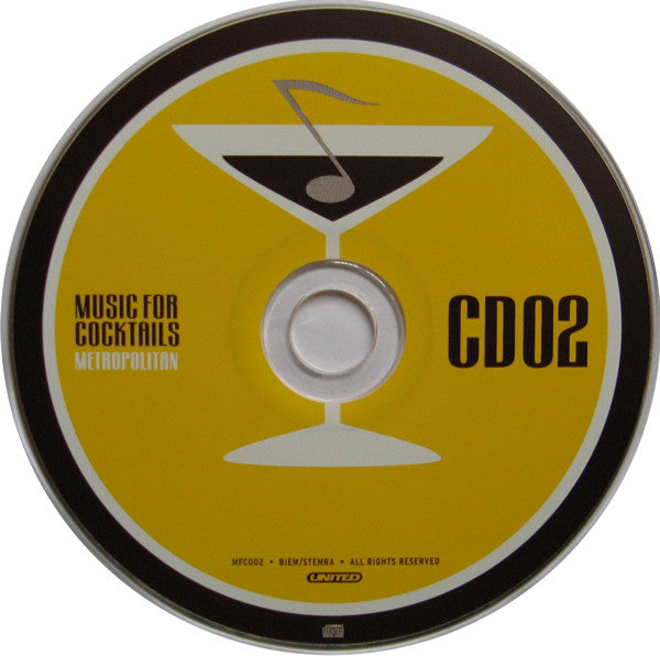 Various : Music For Cocktails - Metropolitan (2xCD, Comp)