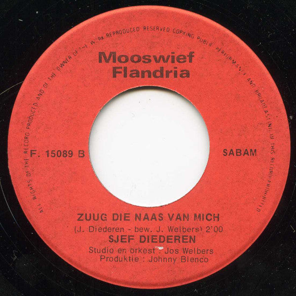 Sjef Diederen : Ich Höb De Kriebel  (7", Single)