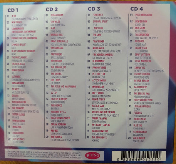 Various : 80 Hits Of The...80s (4xCD, Album, Comp)